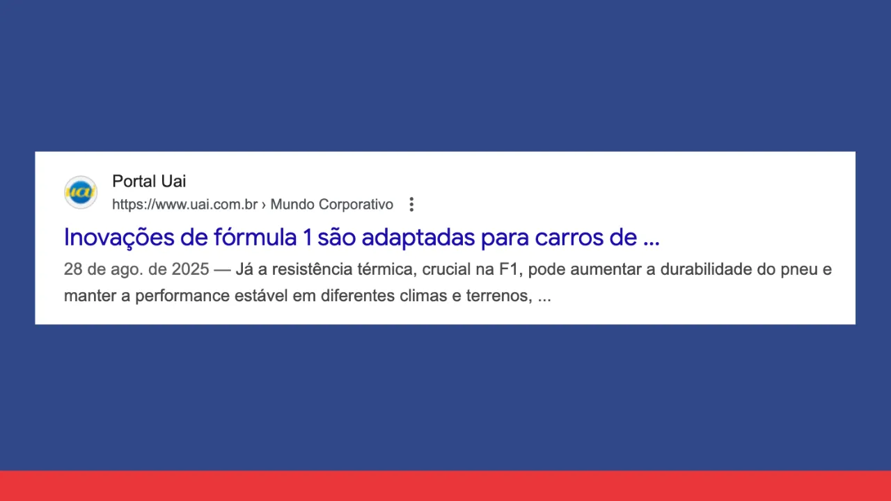 Inovações de fórmula 1 são adaptadas para carros de passeio